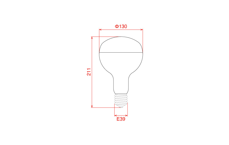 日動工業株式会社｜レフ球 白熱球300W 【110V】 （安全投光器用）