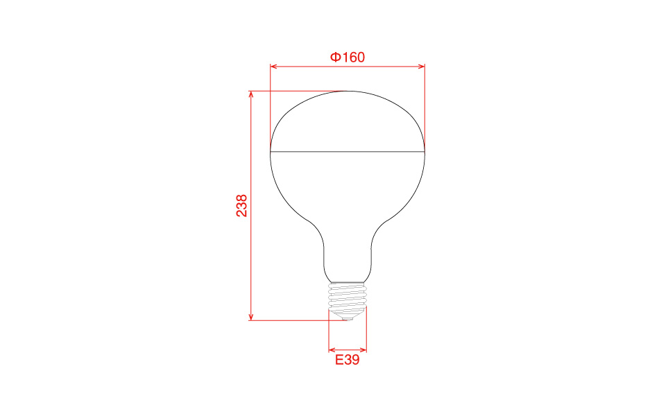 日動工業株式会社｜レフ球 白熱球500W 【110V】 （安全投光器用）