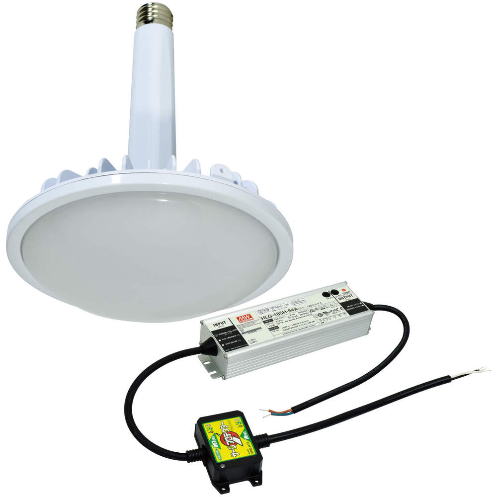 日動工業 高天井照明器具（LED） ハイディスク300W 電源装置一体型 昼白色 投光器型 スポット L300V2-D-HS-50K [A120104]  通販
