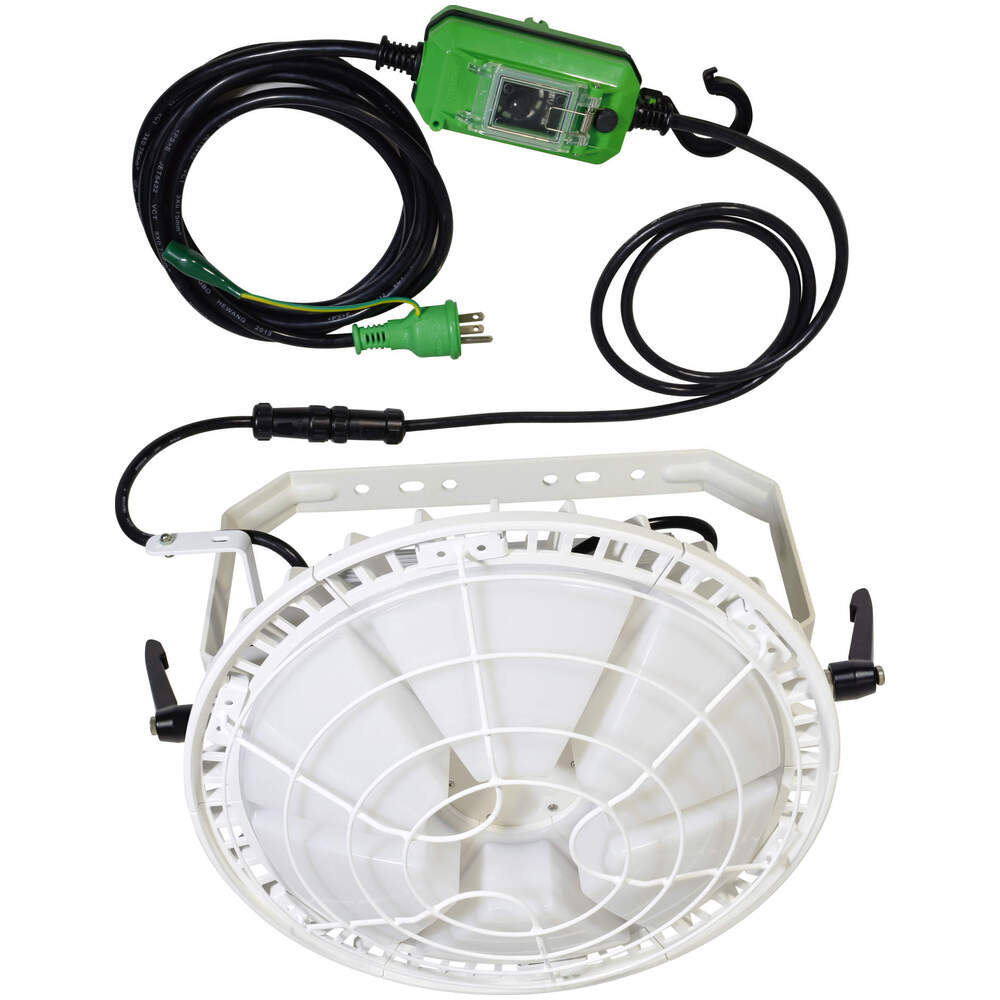 国内最安値！ 日動工業 高天井照明器具 LED ハイディスク300W 電源装置一体型 昼白色 吊下げ型 ワイド L300V2-P-HW-50K  A120104