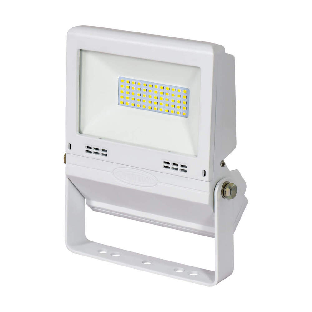 日動工業 日動 LED投光器 常設用フラットライト20W 白(1台) 品番：LJS-FH20D-W-50K 建築、建設用