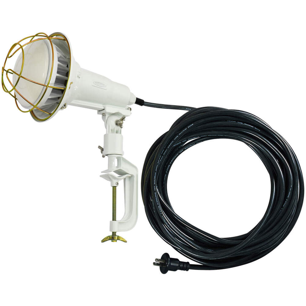 エコビックLED投光器100W 常設用 ワイド アース付 電線2m 本体黒、電球黒 ATL-E100J-WBK-50K 日動工業 - 2